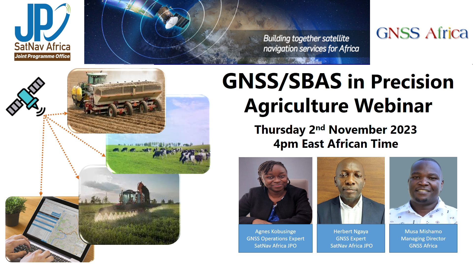 Webinar on GNSS/SBAS for Precision Agriculture